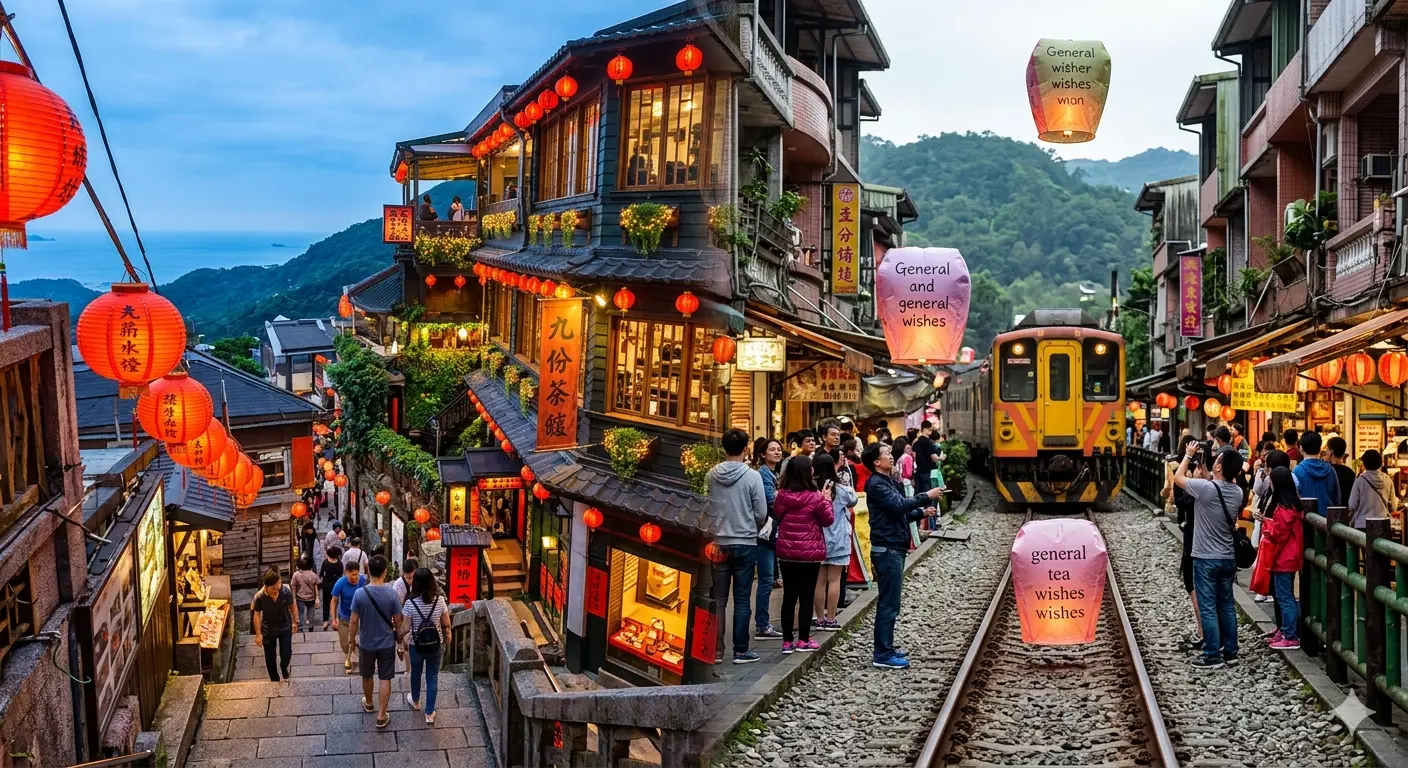 Jiufen + Shifen Old Street