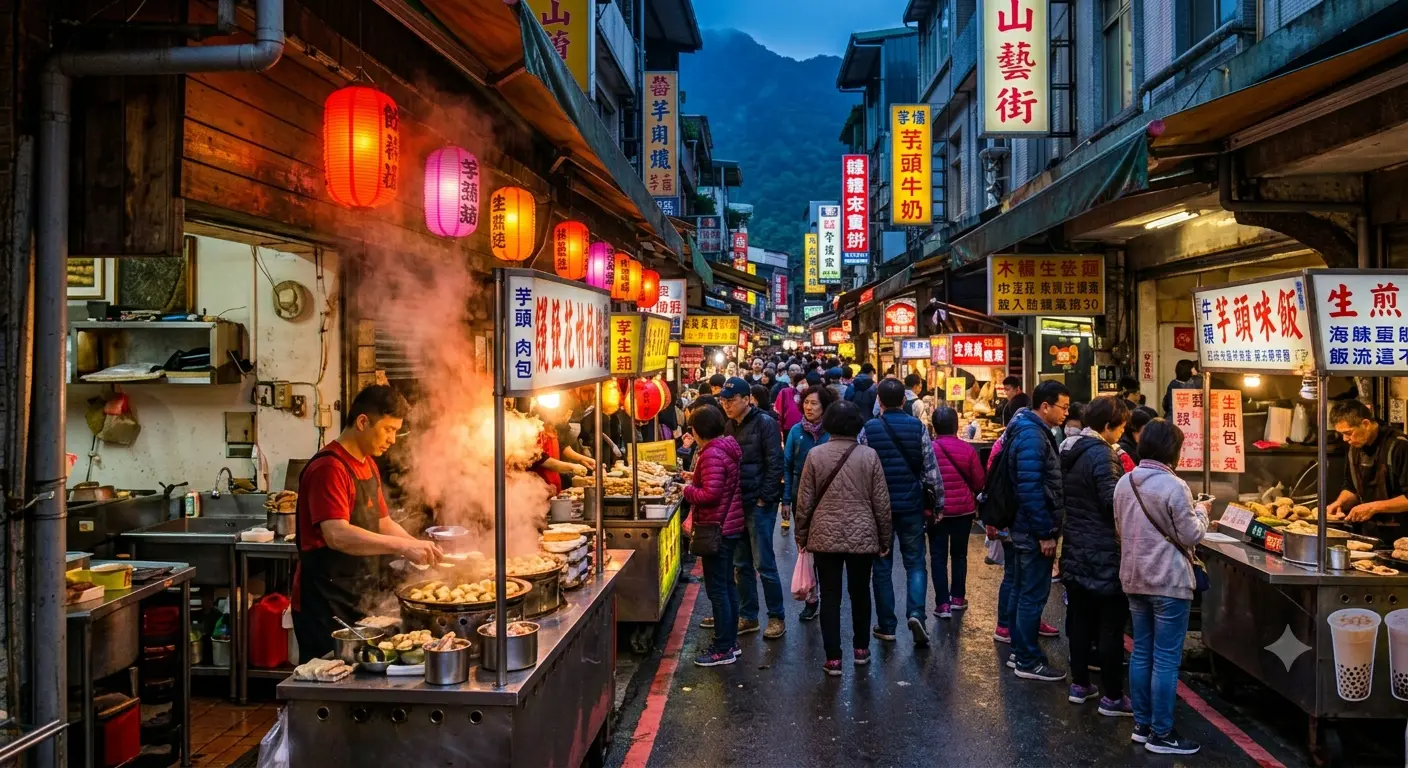 Taiwan local street food — travel tips for first-time visitors
